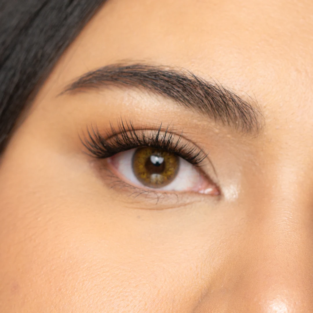 עדשות צבע Golden Brown