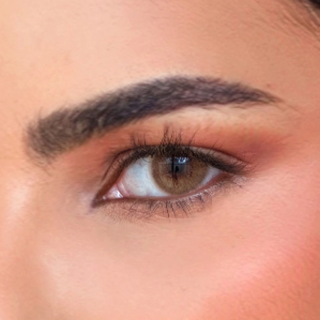 עדשות צבע Honey Brown